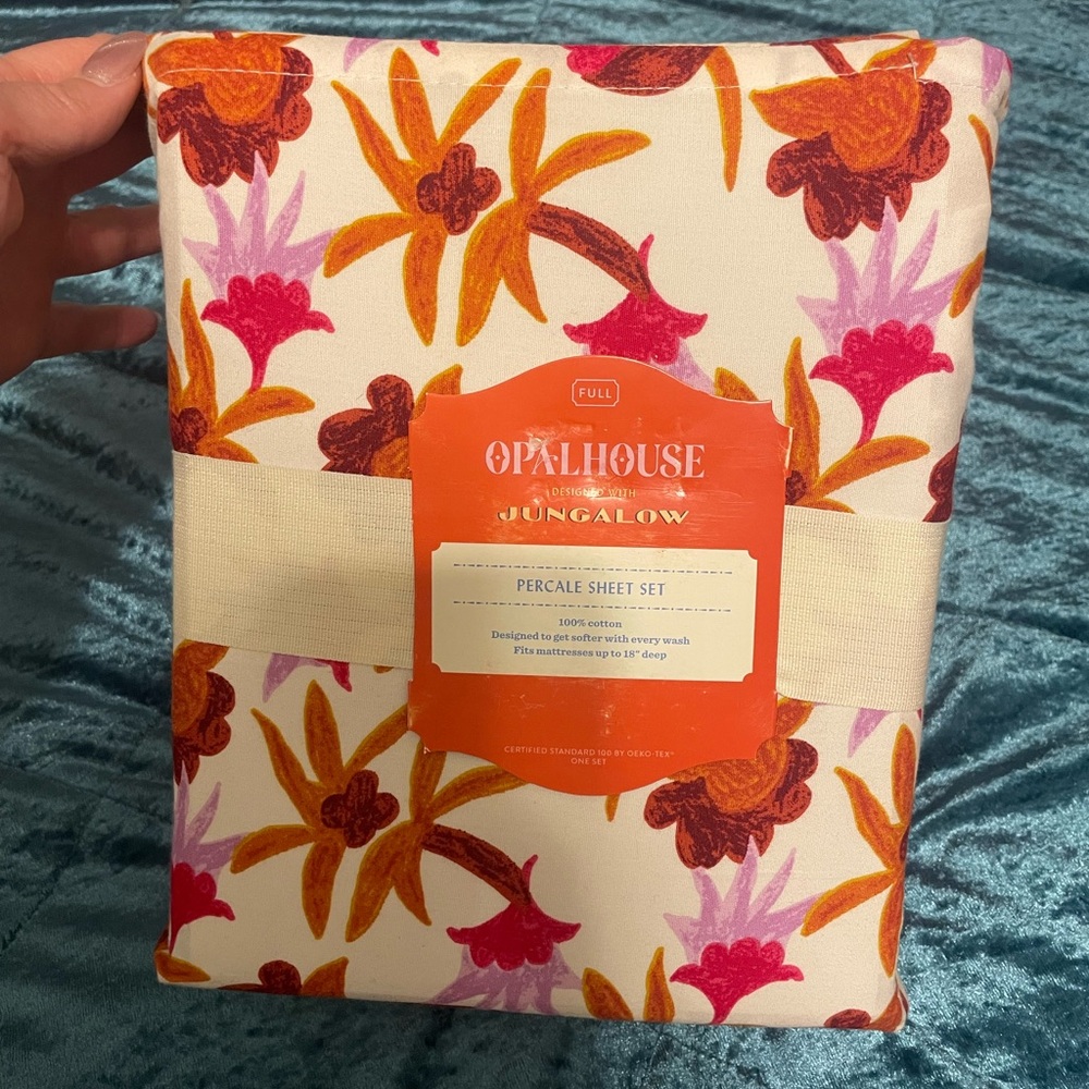 Opalhouse Jungalow Percale Sheet Set - Vibrant Floral Design